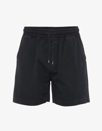 Organic Twill Shorts - Deep Black - S