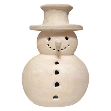 Harpiks Snemand Figur Juledekoration Håndlavede Bordplade Midterstykker Ornament Til Festlige Hjemme Accent Gave L[HK]