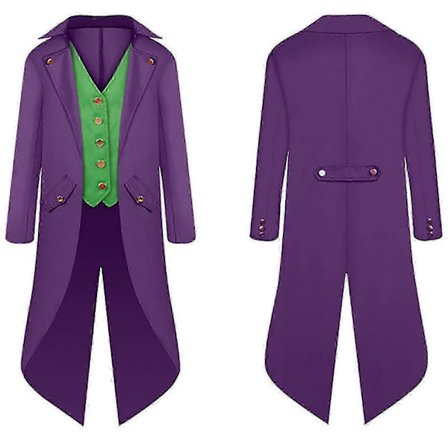 Halloween Förälder-Barn Kläder Herr Retro Kläder Barn Mellanlång Punk Retro Smoking