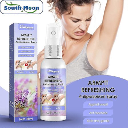 South Moon Lavendel Mot Kroppslukt Antiperspirant Spray Armhåla Svettlukt Kroppslukt Spray Antiperspirant För Män Och Kvinnor | |-8265492633026