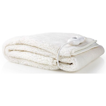 Nedis - Varmefilt/varmedyne Elektrisk värmefilt 150 x 80 Hvit