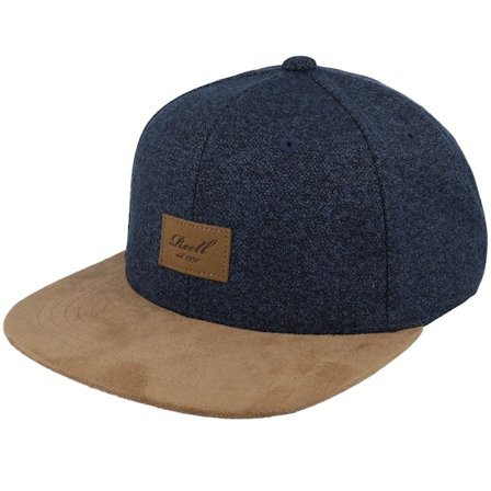 Reell - Blu snapback Cappellino - Suede Blue Speckle Snapback @ Hatstore