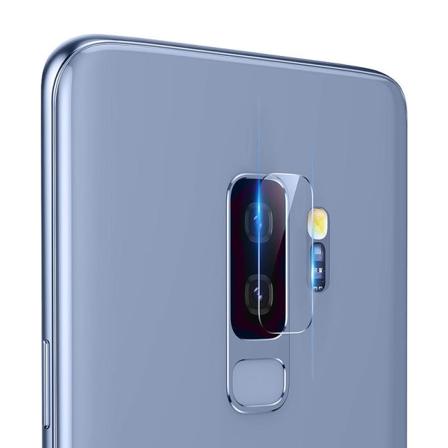 2 kpl Samsung Galaxy S9 Plus - N yt nsuoja Kamera - Karkaistua Lasia Transparent