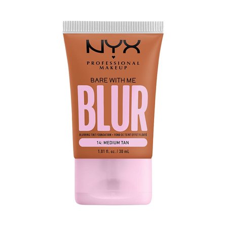 NYX PROFESSIONAL MAKEUP Bare With Me Blur Tint Foundation 14 Medium Tan, Makeup, Ansigt, Foundation