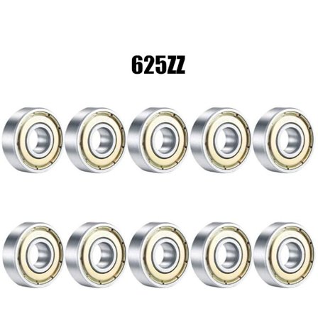 10 stk Skateboard lejer Dobbeltskærmet kugleleje 625ZZ