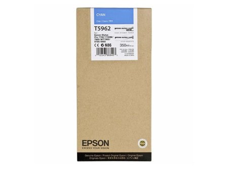 Epson Bläckpatron, T5962, cyan, singelförpackning, C13T596200 - Lyreco - Toner och bläck - Bläckpatroner - Bläckpatroner Epson