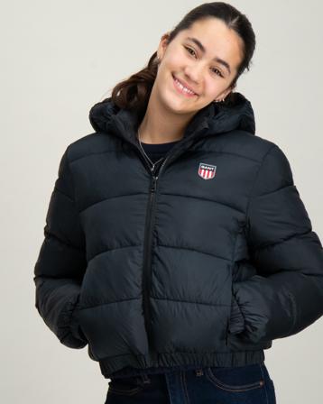 GANT D1. GANT RETRO SHIELD PUFFER Sort Jakker Pige - Kids Brand Store