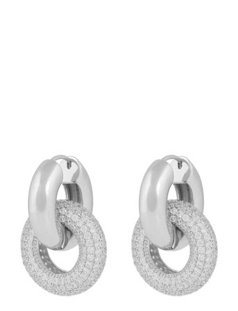 SNÖ of Sweden | Liz Double Ring Crystal Ear | ONE SIZE