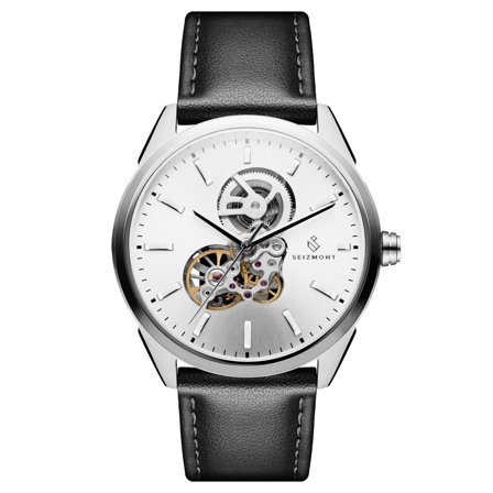 Montre squelette automatique Cor Zach pour hommes - Montres squelettes