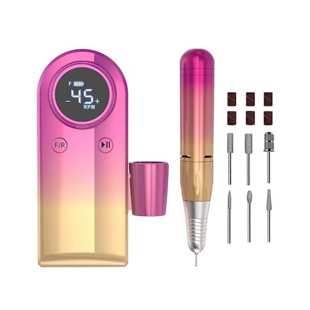 Sähköinen kynsiviila akryyli- ja geelikynsille, manikyyriin, pedikyyriin, kiillotukseen ja muotoiluun, työkalut kotiin ja salonkiin