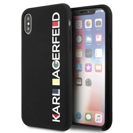 Karl Lagerfeld Glossy Bauhaus iPhone X/XS Fodral - Svart