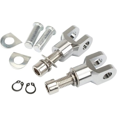 29mm Motorsykkel Fotpinner Støttefeste Passasjer Fotstøtte Pedal Brakett for Softail Flstf 2000-200.pa