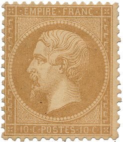 Frankrig 1862 - YT 21 - Ubrugt