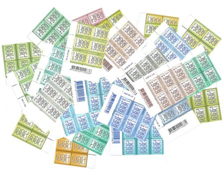 Estland - 25 6-blokke - Postfrisk