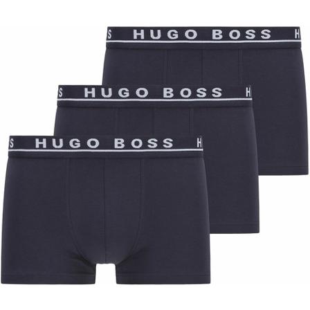 Hugo Boss Boxershorts Trunk 3-Pack Open 480 Blå, Herre Underbukser