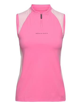 Rush Sleeveless Top T-shirts & Tops Sleeveless Rosa Röhnisch*Betinget Tilbud
