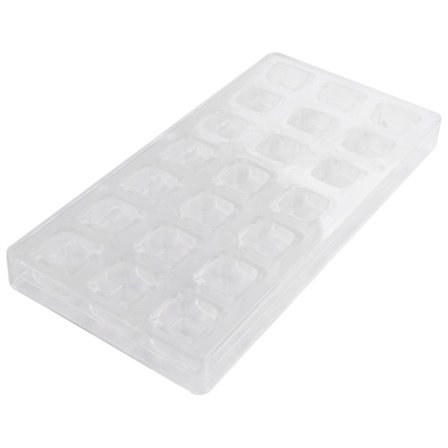 3D Chokladform Hemgjord Kvadratisk Choklad DIY Bageriverktyg Polykarbonat Chokladform