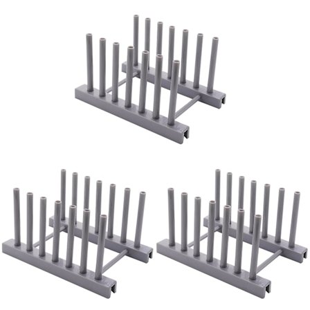 3X kjøkkenorganisator pottelokkstativ tallerkenstativ skjestativ hylle stativ skjærebrettstativ pottelokk s