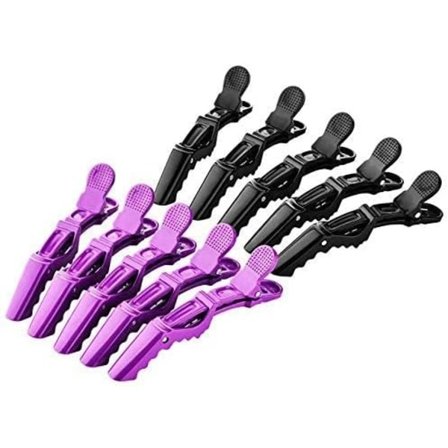 12pcs Hair Alligator Clips, Hair Pin, Non-Slip Handle, Professional Hair Clips Ideal for Hairdressing, Styling, Sectioning, Curling