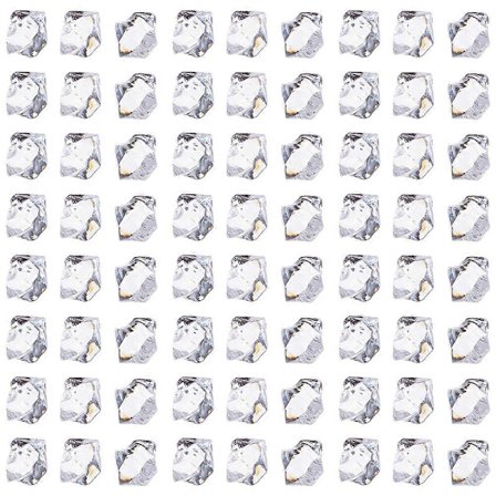 260 stk. klare falske isbiter knust is DIY isstein for festdekorasjon vasefyll