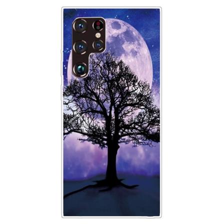 Deco Samsung Galaxy S22 Ultra skal - Träd Och Måne multifärg