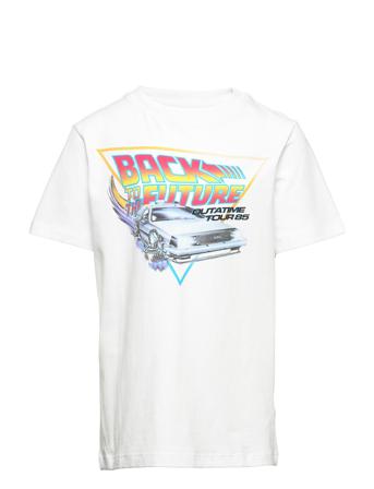 Nlmaram Backtothefuture Ss Top Vde T-shirt Hvid LMTD