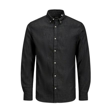 Jack & Jones, Shirt Jjileon Zwart, Heren, Maat:M
