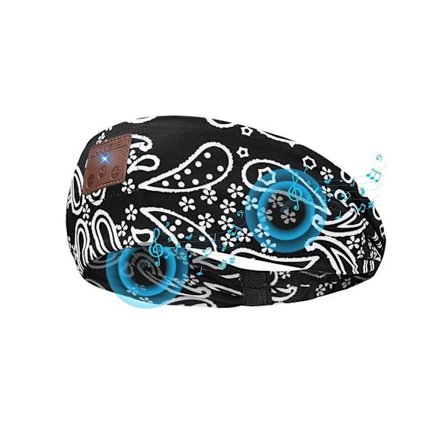 Sovande Pannband Hörlurar för Sidosovare Trådlösa Bluetooth Hörlurar med Uppgraderade Mindre Högtalare YEMAESRE