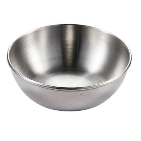 Krydderiskål Rund Rustfrit Husholdning Lille Metal Sovseskål til Hjemmet Primærfarve