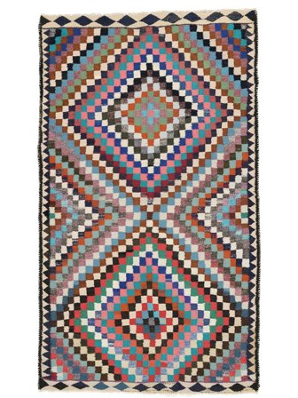 Kelim Fars Teppich 167X283 Dunkelrot/Schwarz Wolle, Persien/Iran