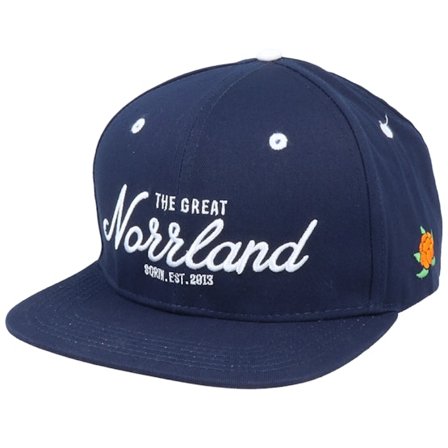 SQRTN - Sininen snapback Lippis - Great Norrland Cap Navy Snapback @ Hatstore
