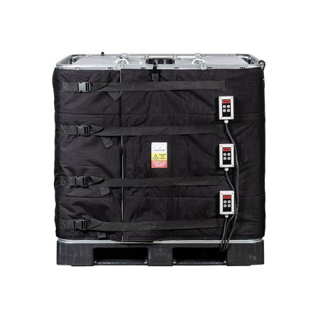 IBC värmare, 0-90°, 1000 L, trippla värmeband, 3x1000 W