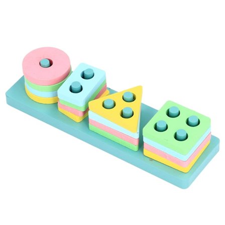 Byggeklodser pædagogisk træ udsøgt design geometrisk stacker byggeklodser til børn type 3