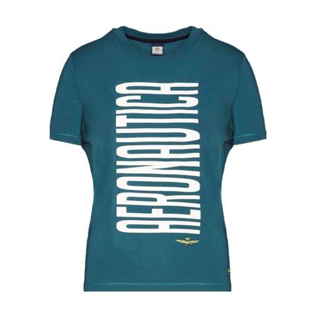 Aeronautica Militare T-Shirts , Blauw , Dames , Maat: XS