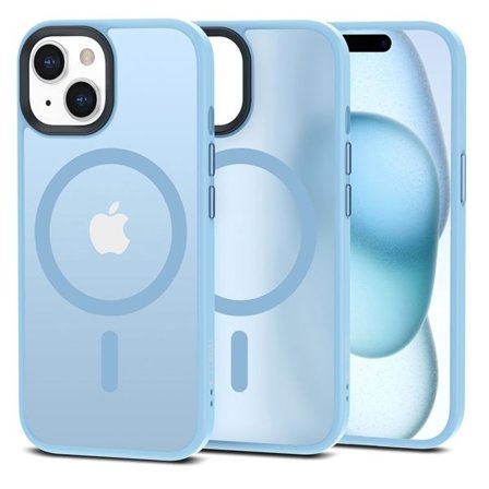 Tech-Protect MagMat MagSafe iPhone 15 Fodral - matt blå