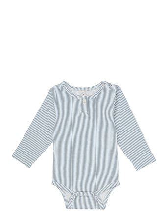 Cam Cam Copenhagen Long Sleeved Body William - Blue - 80