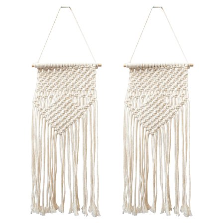 Makramee Seinäkoristeet 2-pakkaus