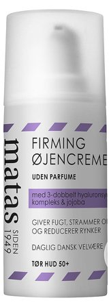 3 for 2 - Matas Striber Firming Øjencreme til Tør Hud Uden Parfume 15 ml, Skincare, Ansigtspleje, Anti-age