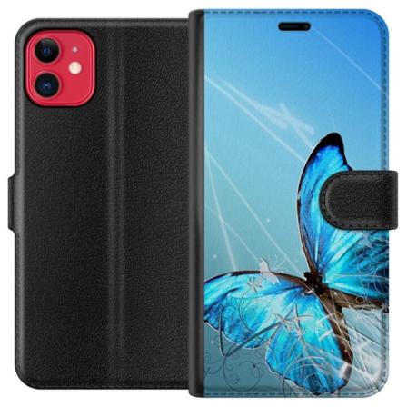 Apple iPhone 11 Tegnebogsetui Sommerfugl