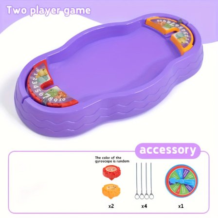 Episk kampsett med gyro for gutter! Tilfeldig farge - Plast snurrebass-utskytningsramper - Flerbruker høyhastighetsytelse til [DB]
