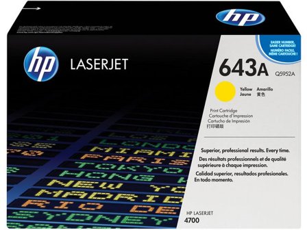 HP Toner Q5952A 643A 10K Gul - Lyreco - Toner och bläck - Tonerkassetter - Toner HP