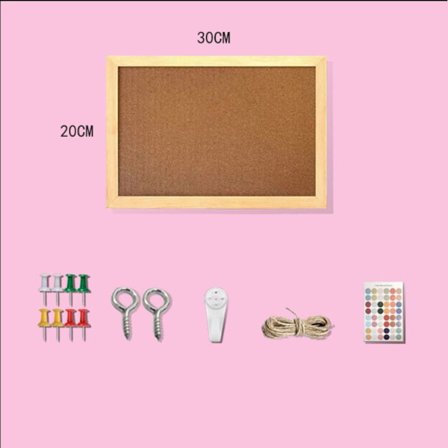 Oppslagstavle Cork Board BRUN LITEN LITEN