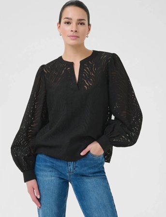 Kaffe Kavivian Blouse - Black - 36