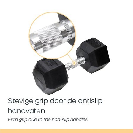 Orange Gym - Hex Hantel - 4 kg - set om 2