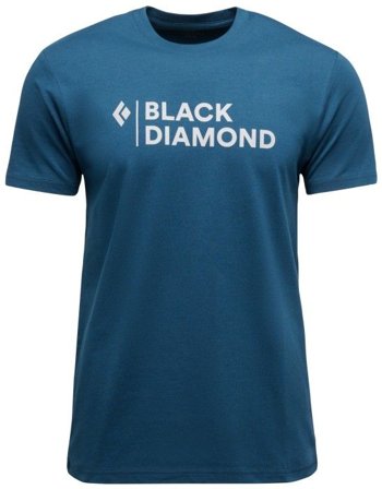 Black Diamond M Mini Stacked SS Tee Indigo