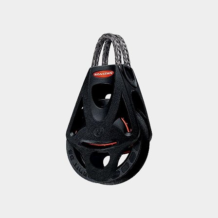 Ronstan OR 55, Enkelblock med Dyneemaloop & hundsv.