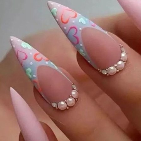 False Nails Mandel 1 1 1