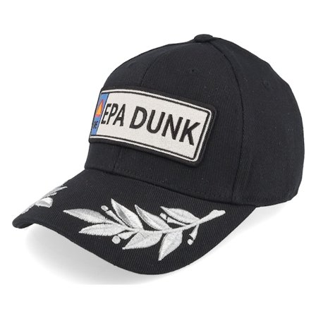 Iconic - Černá adjustable Kšiltovka - Epa Dunk Registreringsskylt Winner Black Adjustable @ Hatstore