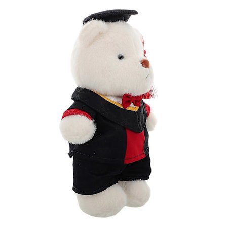 Yndig dimissionsbamse plyslegetøj 2 stk til ceremoni skrivebordsdekoration dimissionssæson gave