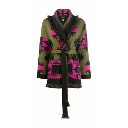 Alanui, Cardigans Groen, Dames, Maat:M